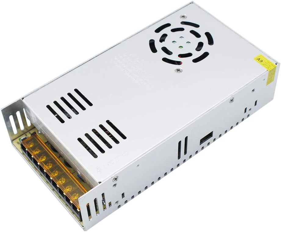 DC 12V/24V Switching Power Supply 300W–600W, AC 110/220V Input, High Power LED Driver Transformer, Cooling Fan Metal Case, CE/FCC/RoHS Certified - Image 9