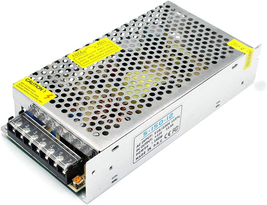 DC 12V/24V Switching Power Supply 60W–250W, AC 110/220V Input, Constant Voltage LED Driver Transformer, Metal Case with Screw Terminals, CE/FCC/RoHS Certified - Image 10