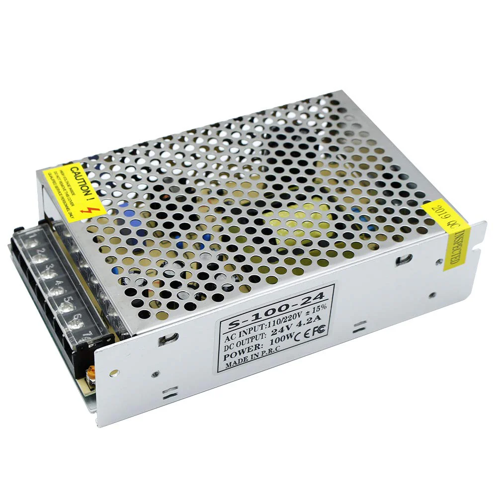 DC 12V/24V Switching Power Supply 60W–250W, AC 110/220V Input, Constant Voltage LED Driver Transformer, Metal Case with Screw Terminals, CE/FCC/RoHS Certified - Image 14