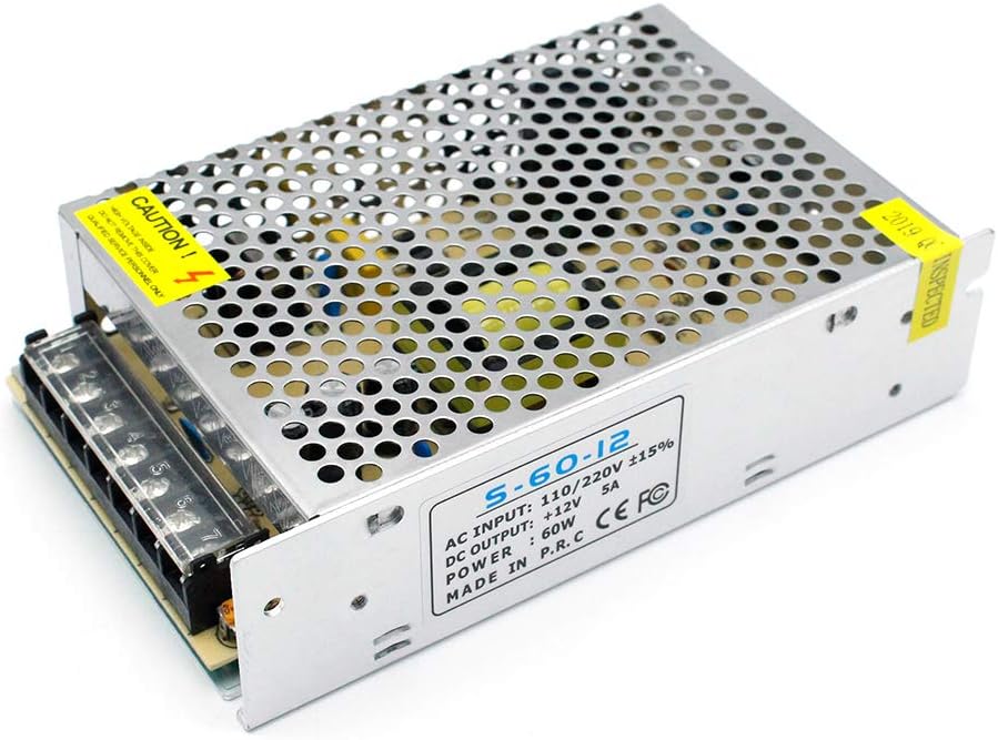 DC 12V/24V Switching Power Supply 60W–250W, AC 110/220V Input, Constant Voltage LED Driver Transformer, Metal Case with Screw Terminals, CE/FCC/RoHS Certified - Image 8