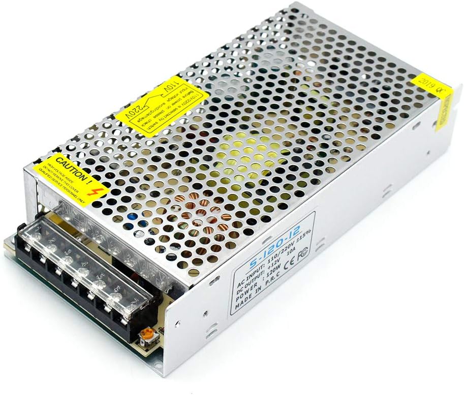 DC 12V/24V Switching Power Supply 60W–250W, AC 110/220V Input, Constant Voltage LED Driver Transformer, Metal Case with Screw Terminals, CE/FCC/RoHS Certified - Image 9
