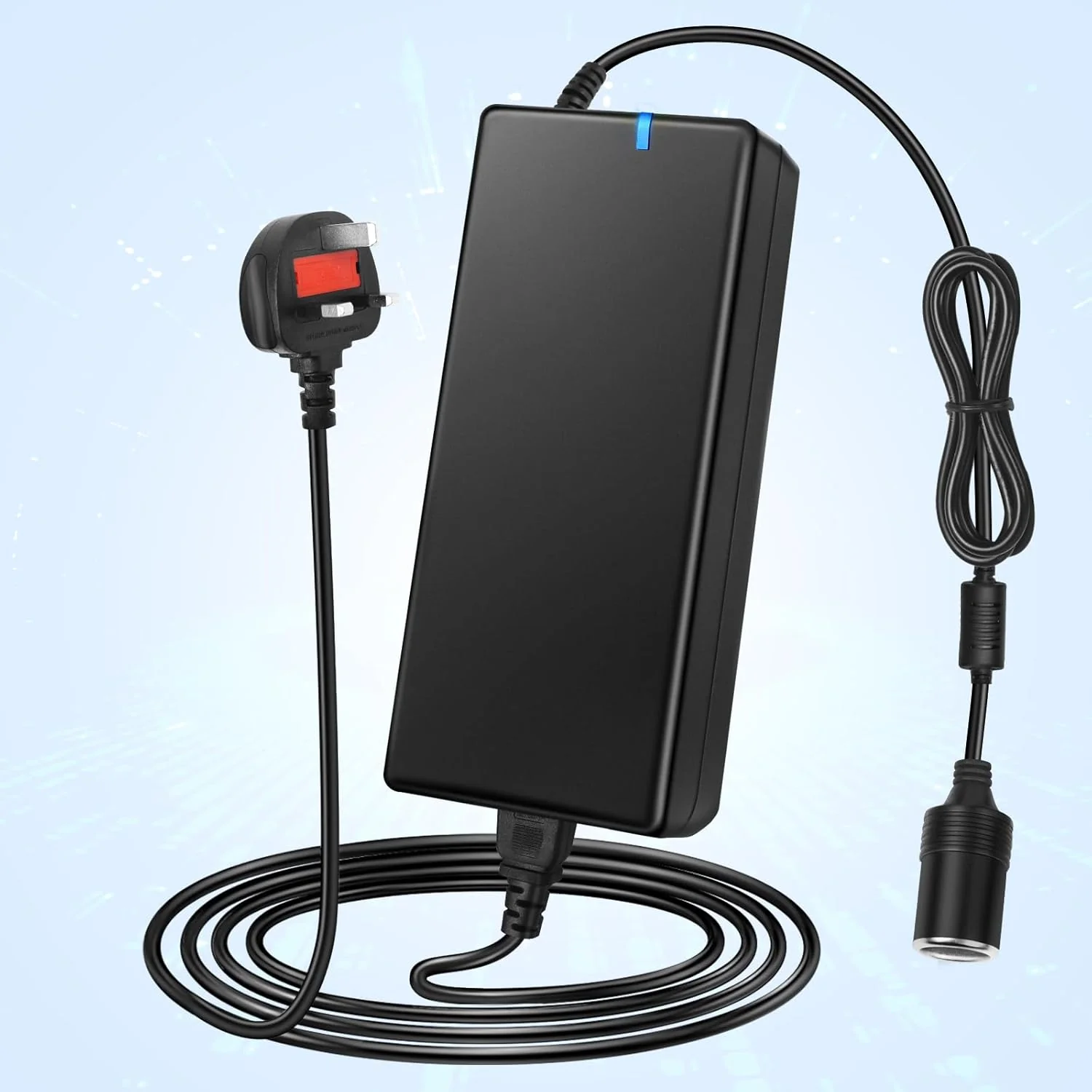 DC 12V Cigarette Lighter Desktop Power Supply Adapter 60W–120W, AC 100–240V Input, Converter Transformer with US/UK Plug — for Car Accessories, Air Pump, Cooler, and Electronics - Image 12