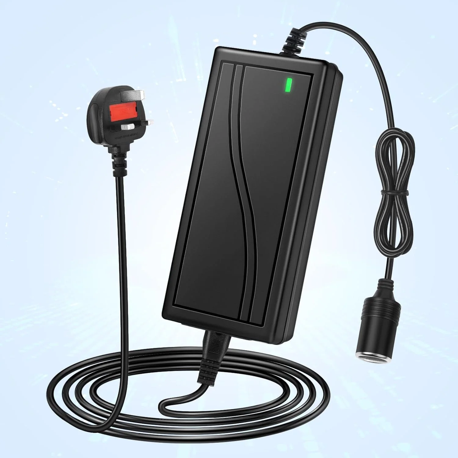 DC 12V Cigarette Lighter Desktop Power Supply Adapter 60W–120W, AC 100–240V Input, Converter Transformer with US/UK Plug — for Car Accessories, Air Pump, Cooler, and Electronics - Image 13