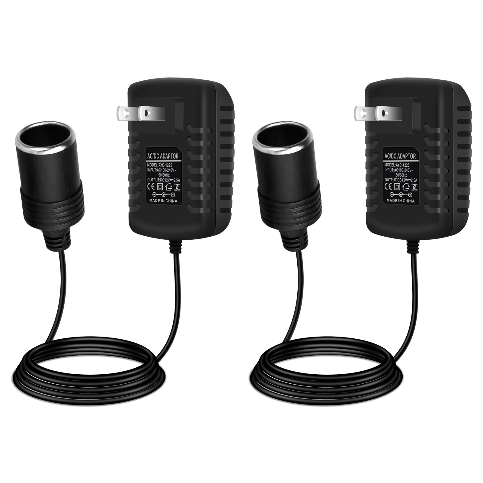 DC 12V Cigarette Lighter Power Supply Adapter 12W–36W, AC 100–240V to 12V Converter Transformer, Car Socket Charger for Pump, Cooler, LED Lights — US Plug - Image 12