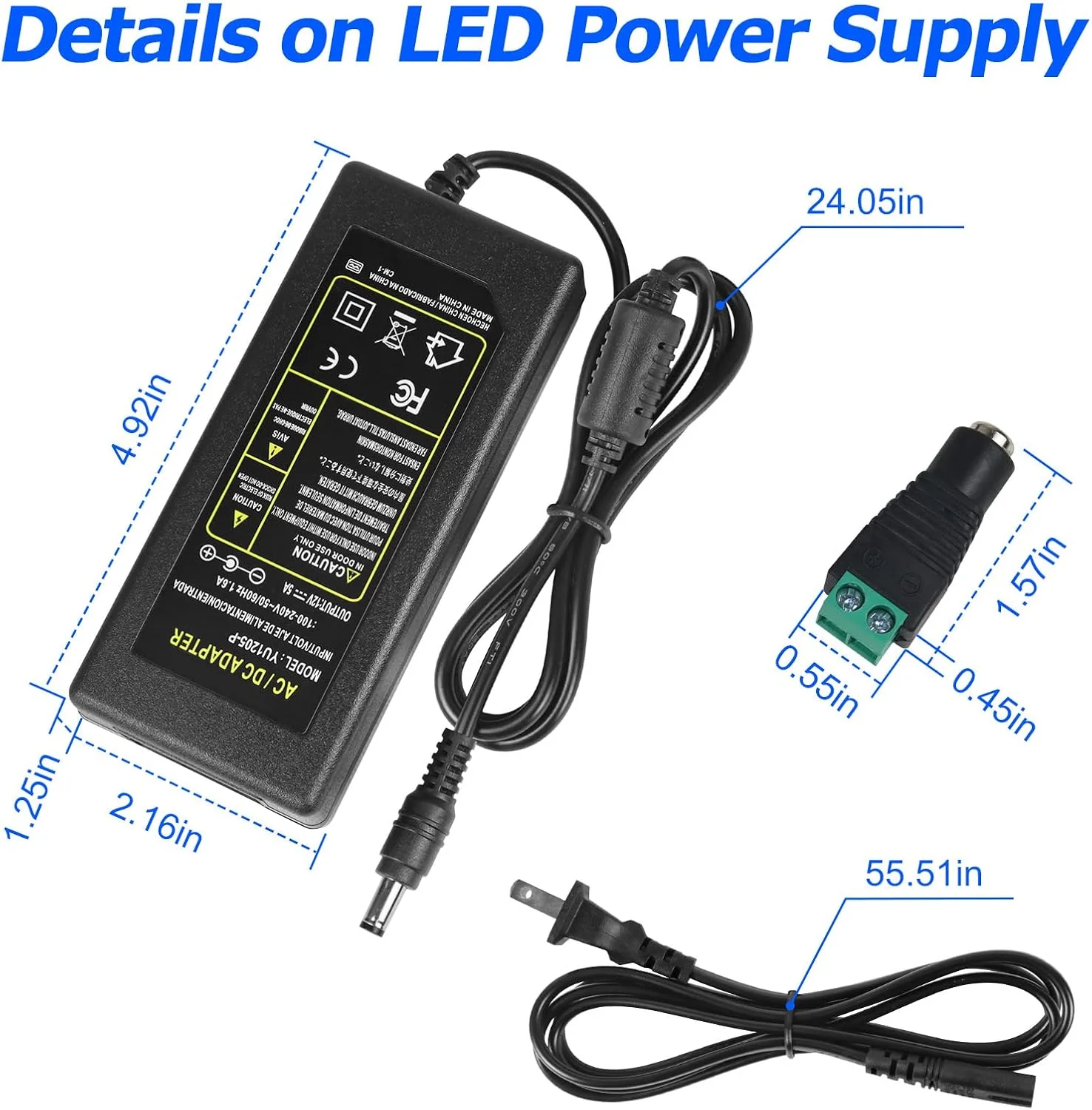 DC 12V Desktop Power Supply Adapter 36W–120W, AC 100–240V Input, Switching Transformer Charger with US/UK Plug — for LED Strip Lights, CCTV, Pumps, and Electronics - Image 14