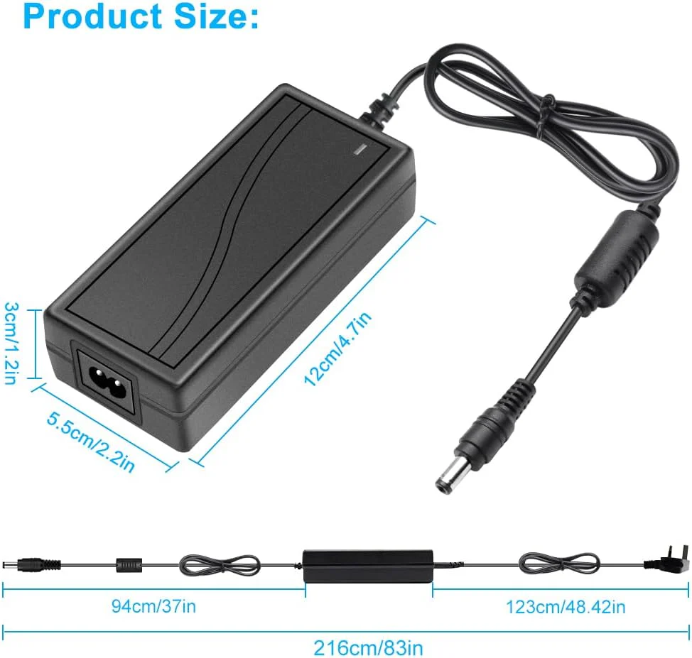 DC 12V Desktop Power Supply Adapter 36W–120W, AC 100–240V Input, Switching Transformer Charger with US/UK Plug — for LED Strip Lights, CCTV, Pumps, and Electronics - Image 17