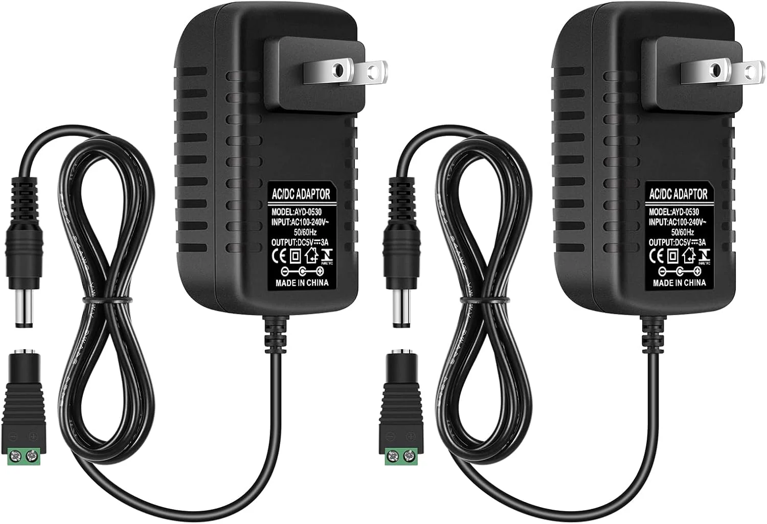 DC 5V Plug-in Power Supply Adapter 15W/25W, AC 100–240V Input, Wall Charger Transformer with US Plug — for LED Strip Lights, Router, USB Devices, Electronics - Image 9