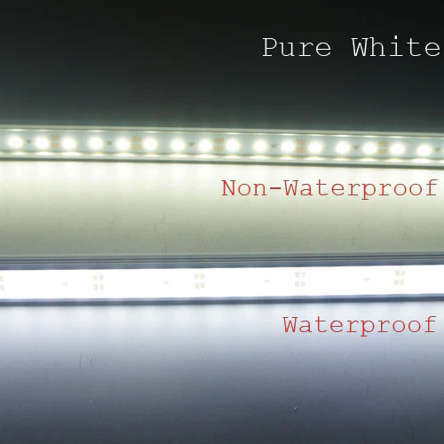 DC12V Aluminum Channel Rigid LED Strip Light - 18x11mm | SMD5730 72LEDs/M | 0.5M / 1M | Warm White / Daylight White | IP65 Waterproof | for Indoor & Outdoor Lighting | 10 / 50PCS - Image 5