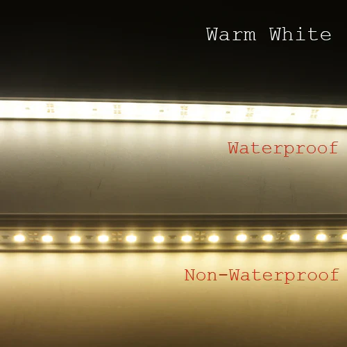 DC12V Aluminum Channel Rigid LED Strip Light - 18x11mm | SMD5730 72LEDs/M | 0.5M / 1M | Warm White / Daylight White | IP65 Waterproof | for Indoor & Outdoor Lighting | 10 / 50PCS - Image 6