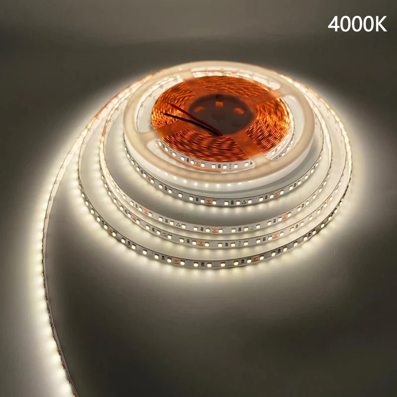 DC12V SMD2835 Full Spectrum LED Strip Light - CRI 97+ | 600 LEDs (120 LEDs/M) | 2700K / 3000K / 4000K / 5500K / 6500K | 16W/M | 8mm PCB | CRI 80+ | IP00 / IP67 | for Mirror, Kitchen Cabinet, Bedroom - Image 14
