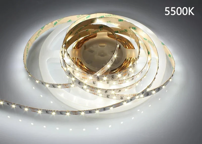 DC12V SMD2835 Full Spectrum LED Strip Light - CRI 97+ | 600 LEDs (120 LEDs/M) | 2700K / 3000K / 4000K / 5500K / 6500K | 16W/M | 8mm PCB | CRI 80+ | IP00 / IP67 | for Mirror, Kitchen Cabinet, Bedroom - Image 15