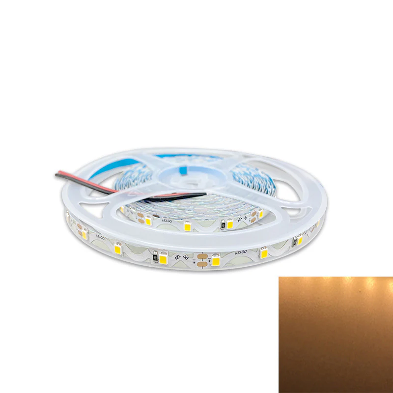 DC12V SMD2835 S-Shape LED Strip Light – 60 LEDs/m | 6mm PCB | High Brightness Low Voltage LED Tape | Non-Waterproof | Warm White / Natural White / Cool White / Red / Blue / Golden Yellow / Green / Pink | for Mirror, Kitchen Cabinet, Bedroom | 10/50M - Image 10