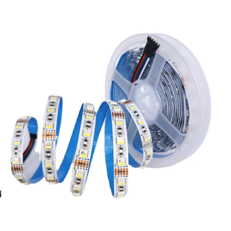 DC24V RGBW/RGBWW LED Strip Light - 12mm PCB | 4-In-1 SMD5050 60 LEDs/M | Non-Waterproof | for Mirror, Kitchen Cabinet, Bedroom | 5/50M