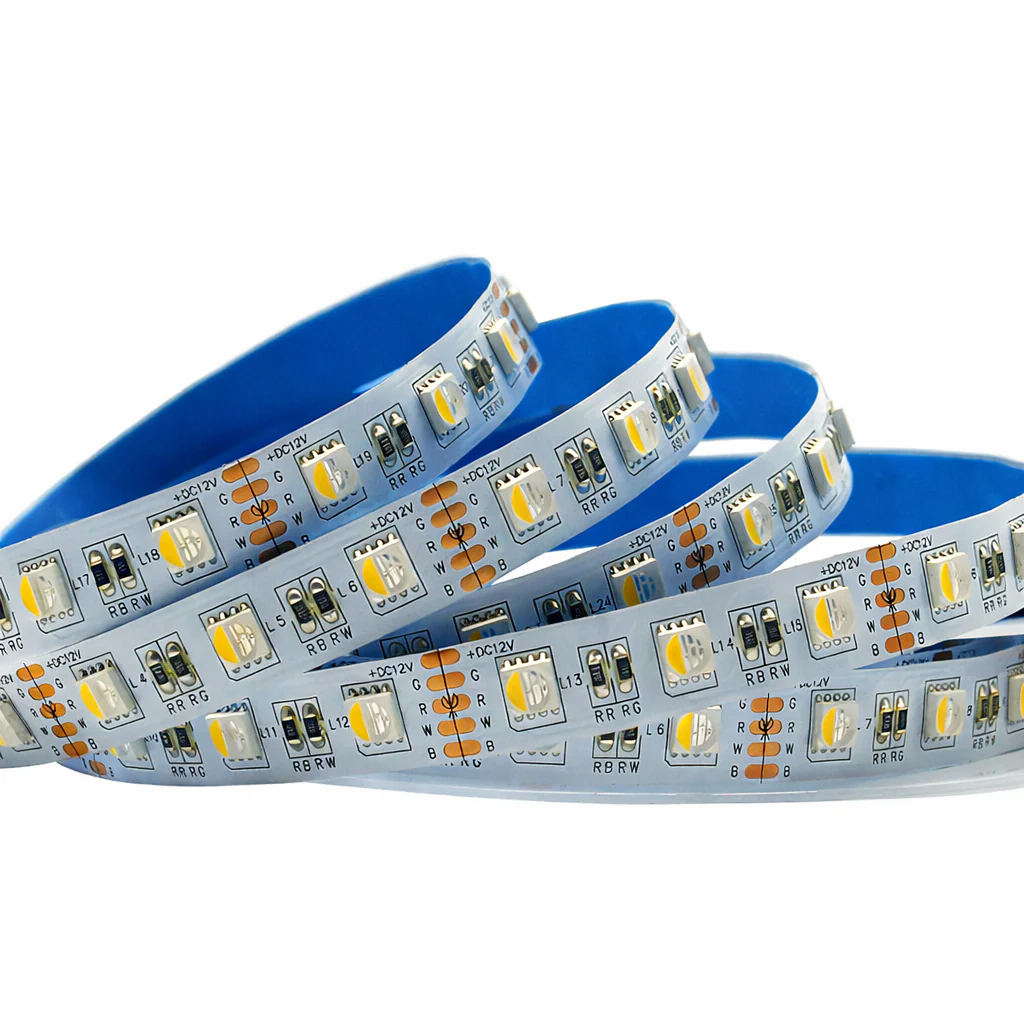 DC24V RGBW/RGBWW LED Strip Light - 12mm PCB | 4-In-1 SMD5050 60 LEDs/M | Non-Waterproof | for Mirror, Kitchen Cabinet, Bedroom | 5/50M - Image 2