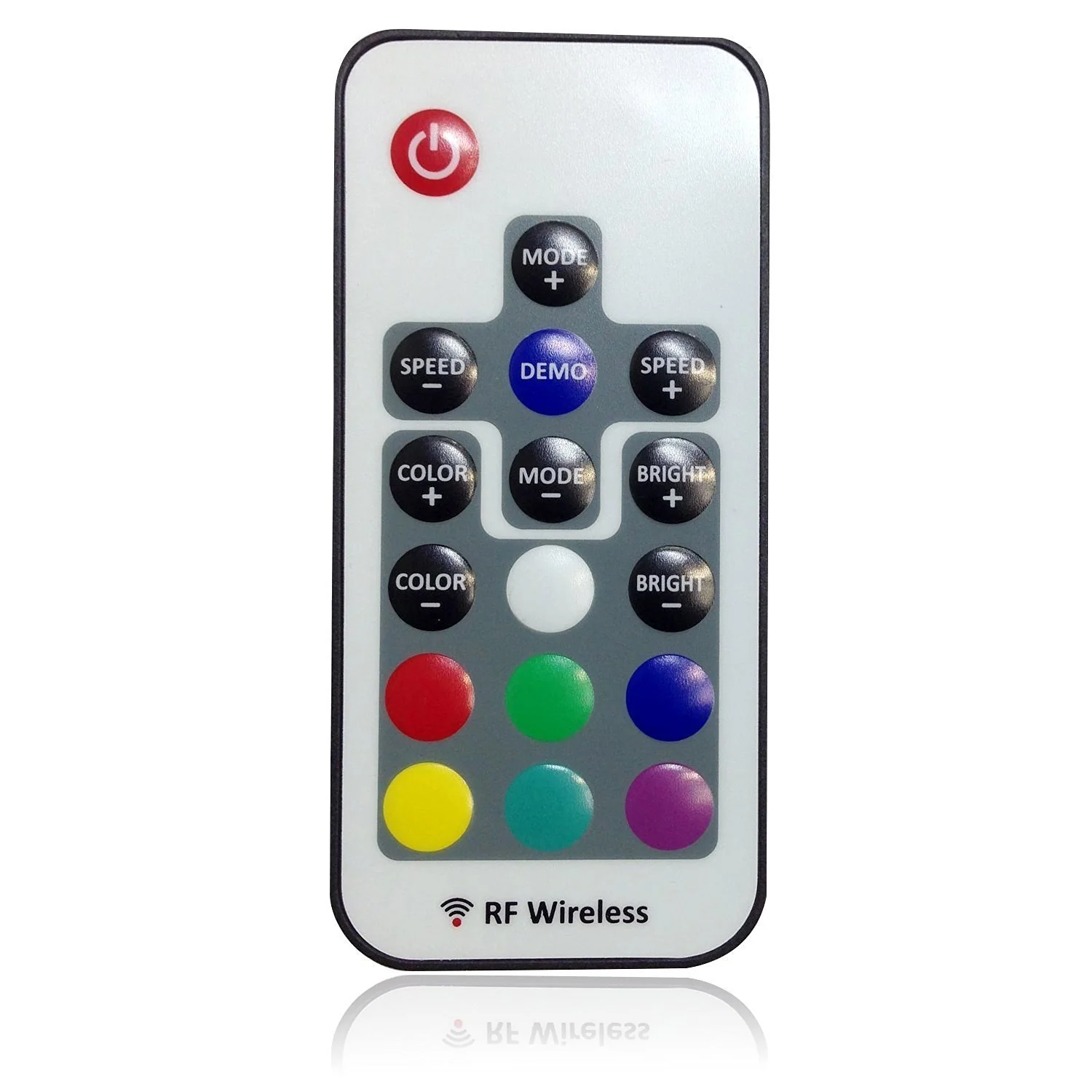 RGB LED Strip Controller – DC5V-24V 12A | Mini RF Wireless RGB Controller with 10-Key / 17-Key Remote | For LED Strips - Image 2