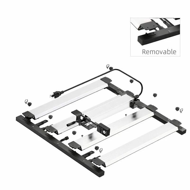 Detachable LED Grow Light - 150W / 200W | Modular & High-Uniformity Full Spectrum | Knob / Remote Control | 0-10V Dimming | AC85 - 264V | Included Hanging Rope, Dimmable Driver | Plant Grow Light for Seedling, Veg & Bloom | US / EU / UK / AU Plug - Image 12
