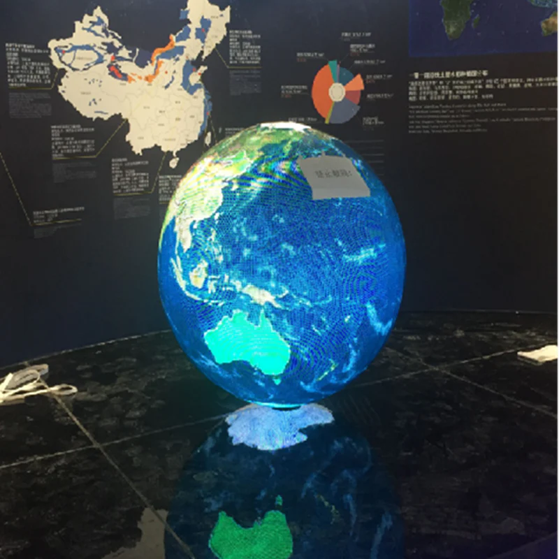 Dia. 120cm (3.9ft) Indoor Sphere LED Display | P1.25 / P1.53 / P1.86 / P2 / P2.5 | 360° LED Ball Screen for Exhibits, Events & Museums - Image 4
