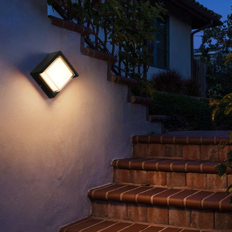 Diamond Angle Waterproof LED Wall Light – 18W | 3000K / 4000K / 6000K | Black Housing | Up & Down Outdoor Wall Sconce for Porch, Garden, Balcony & Indoor Decoration | Aluminum Housing | IP65 | 2-Pack - Image 3