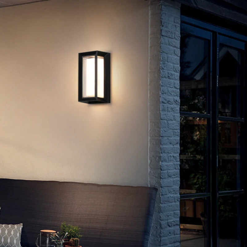 Double-Sided Frame Waterproof LED Wall Light – 18W | 3000K / 4000K / 6000K | Black Housing | Up & Down Outdoor Wall Sconce for Porch, Garden, Balcony & Indoor Decoration | Aluminum Housing | IP65 | 2-Pack - Image 3