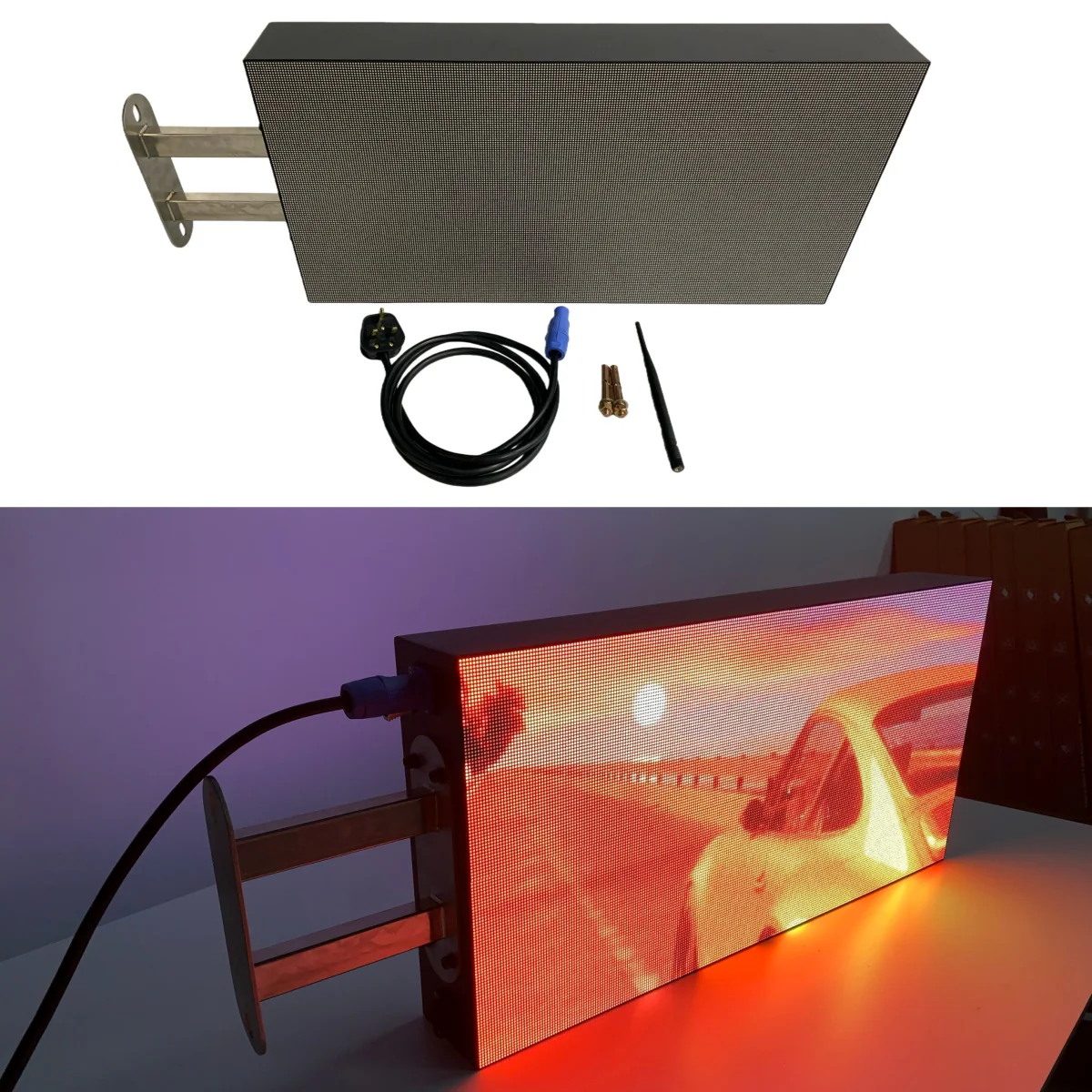 DS Series Double-Sided LED Shop Sign – P2.5 · 320×640mm | Waterproof Projecting Sign for Retail Chains, Restaurants & Supermarkets - Image 10