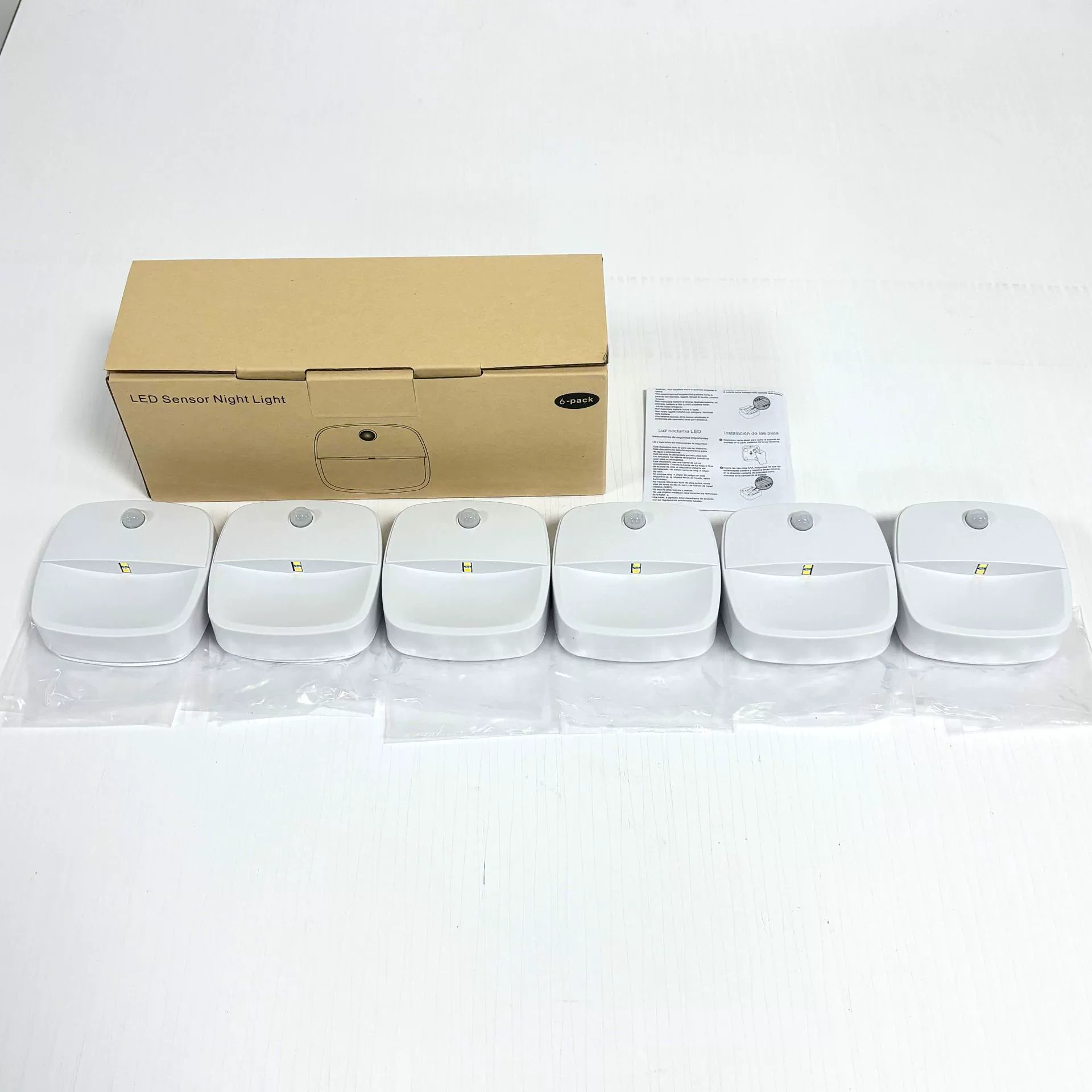 Battery Operated LED Motion Sensor Light - 2 / 3 / 4 / 5 / 6 PCS | Dual White (3000K-6500K Switchable) | Cordless Stick-On LED Night Light for Closet, Hallway, Bathroom, Kitchen, Cabinet(Battery not included) - Image 13