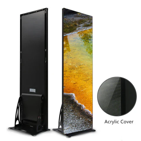 EP-B Series Non-splicing LED Poster Display | 640×1920mm Indoor Plug-in | P1.25 / P1.53 / P1.86 / P2.5 | Acrylic Cover - Image 3