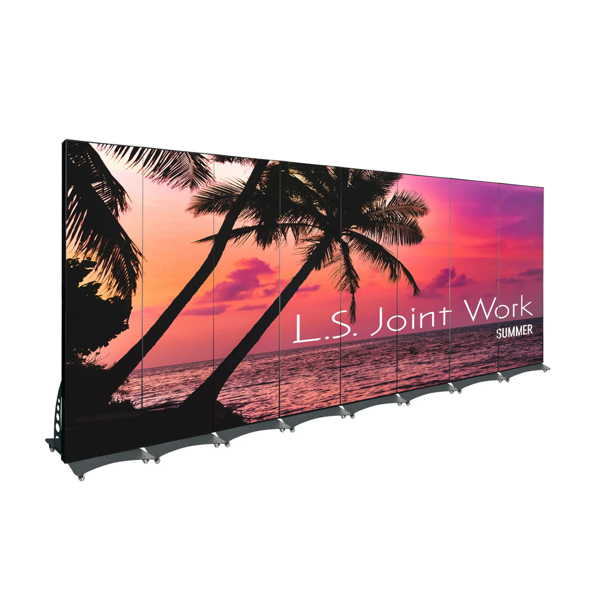 EP-GOB Series Large LED Wall Display | 5120×1920mm (16.8FT × 6.3FT) | Turnkey Indoor P2.5  LED Screen | GOB Surface | Magnetic Splicing
