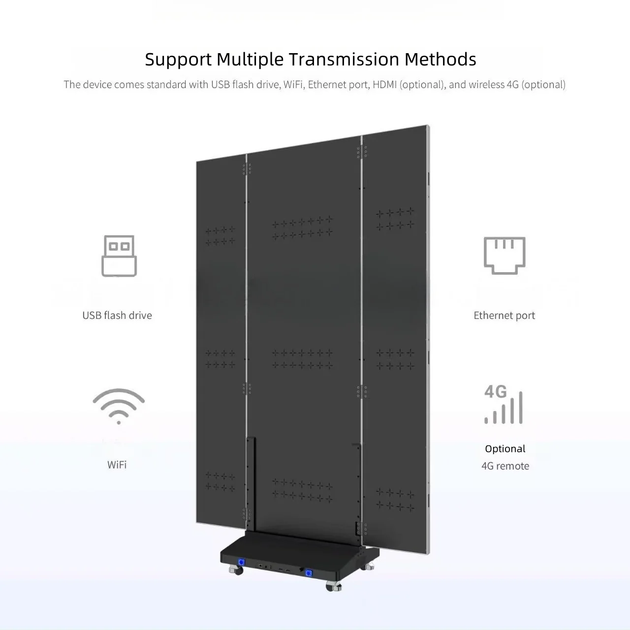 EP-TR Series Tri-Fold LED Poster Display | Foldable 1280×1920mm Panel | P2.5 / P2 / P1.86 / P1.53 / P1.25  | GOB Surface | Portable Indoor Kiosk Display - Image 10