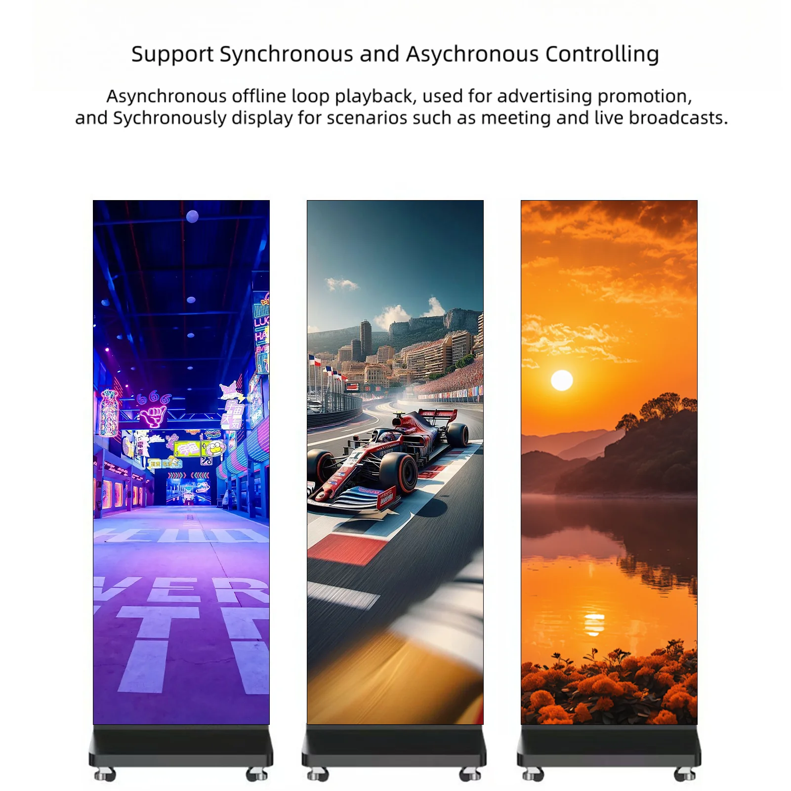 EP-TR Series Tri-Fold LED Poster Display | Foldable 1280×1920mm Panel | P2.5 / P2 / P1.86 / P1.53 / P1.25  | GOB Surface | Portable Indoor Kiosk Display - Image 6