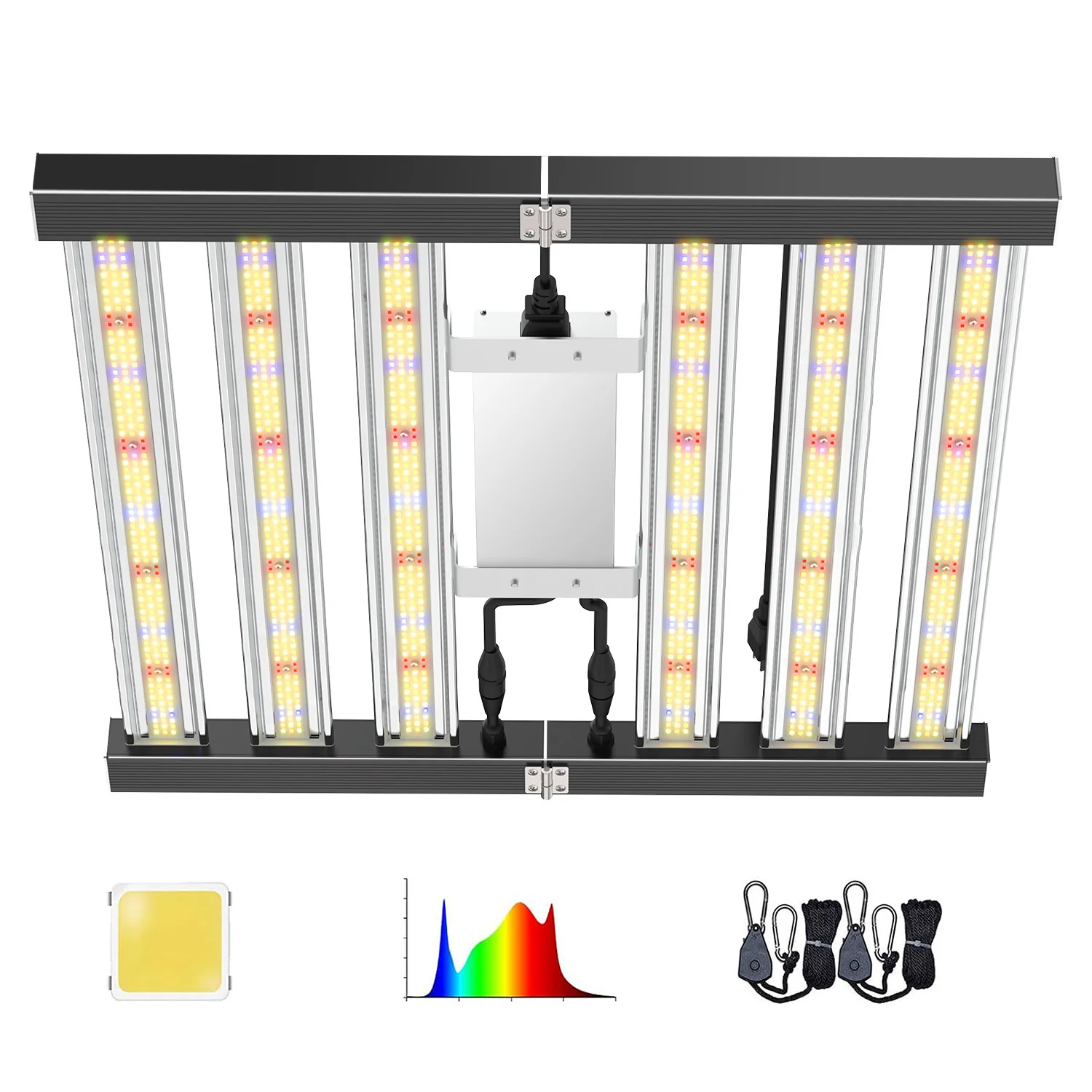 ES Series Foldable Commercial LED Grow Light 240W / 360W / 480W / 720W – Full Spectrum, Foldable Bar Design - Image 11