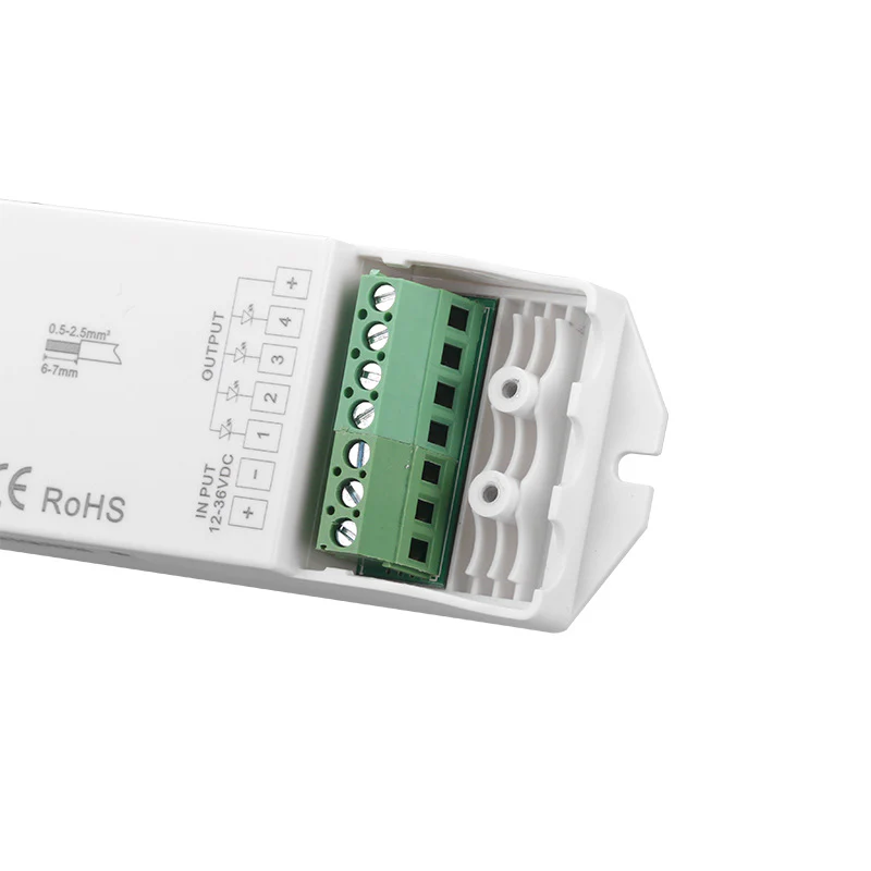 EV4 RGBW/RGBWW Amplifier Repeater – DC12V-36V | 4-Channel Signal Booster for LED Strips - Image 5