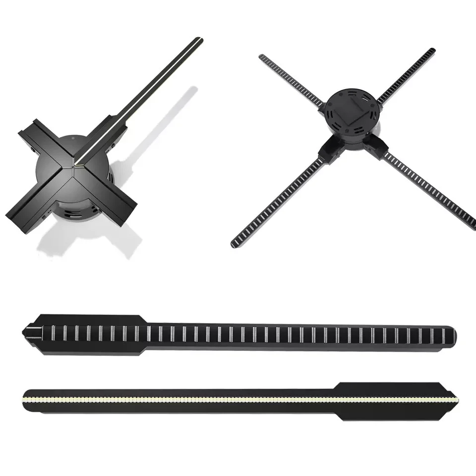 F Series 3D Hologram Fan LED Display – 52cm to 65cm (20.5”–25.6”) | High Brightness Holographic Advertising Projector | Fan Only / with Transparent Protective Cover (Protective Housing) / with Black Background Cover (Protective Housing) - Image 3