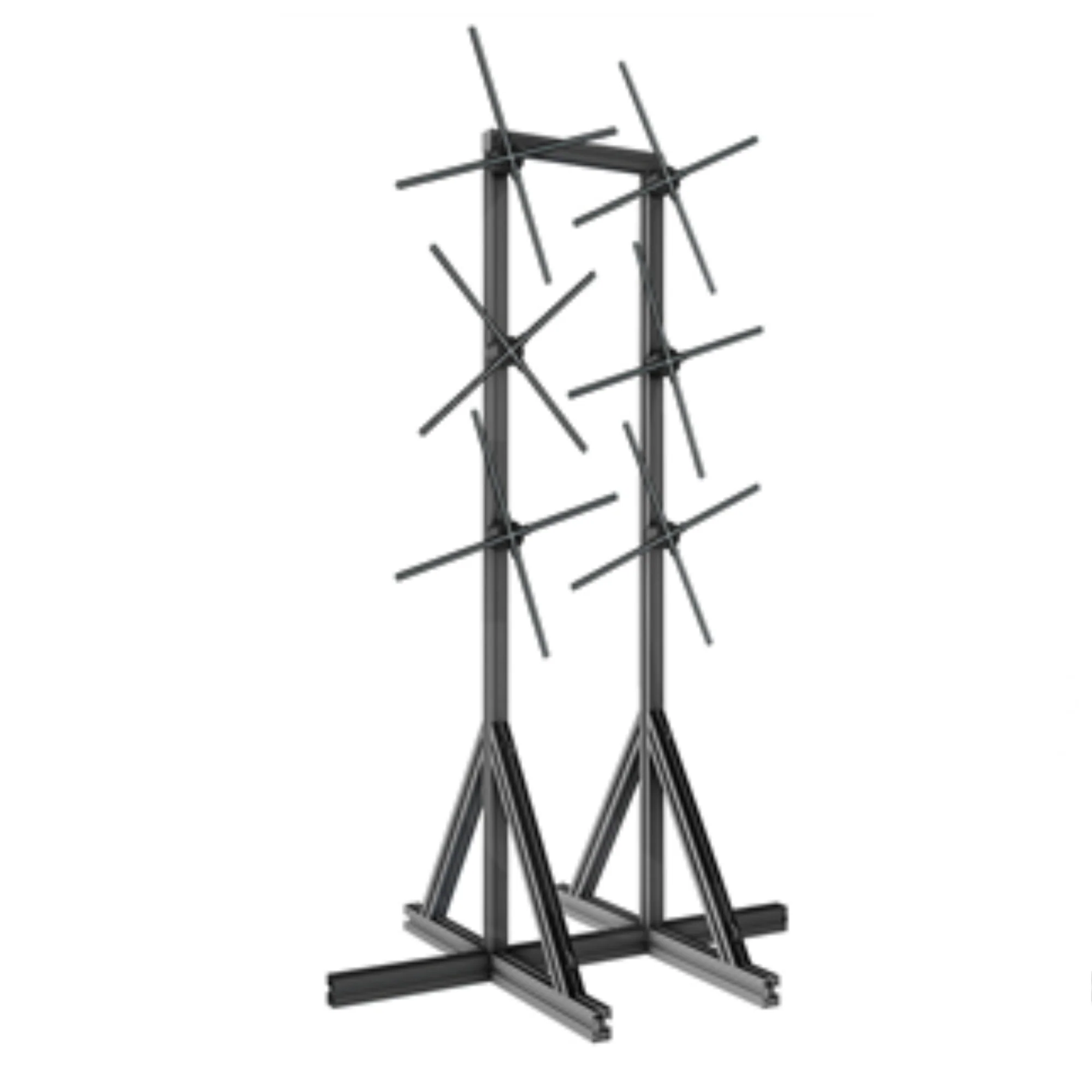 F Series Multi-Fan Stand Mount | 1×3 / 2×3 / 3×3 Configurations | Compatible with F Series ≤100cm 3D Hologram Fans | Modular Steel Frame - Image 4