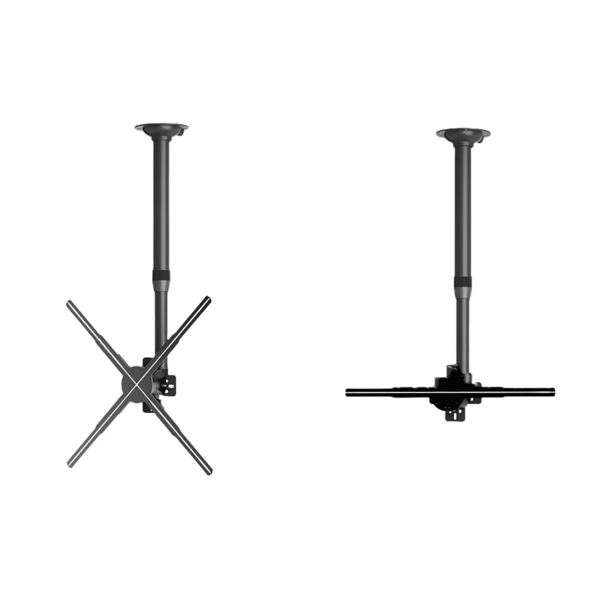 F Series Stand & Mount Options for 3D Hologram Fan | Floor Stand / Ceiling Mount (No Housing) | Compatible with F Series ≤100cm(39.4inch) | Black Finish - Image 11