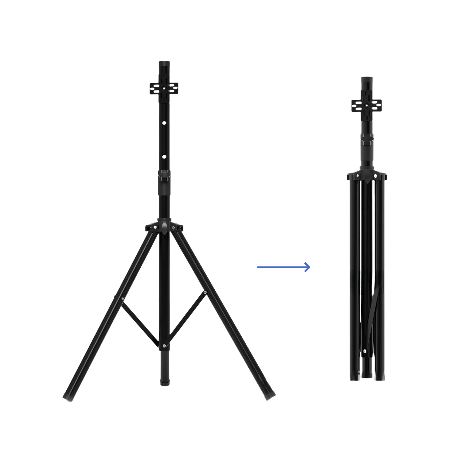 F Series Stand & Mount Options for 3D Hologram Fan | Floor Stand / Ceiling Mount (No Housing) | Compatible with F Series ≤100cm(39.4inch) | Black Finish - Image 5