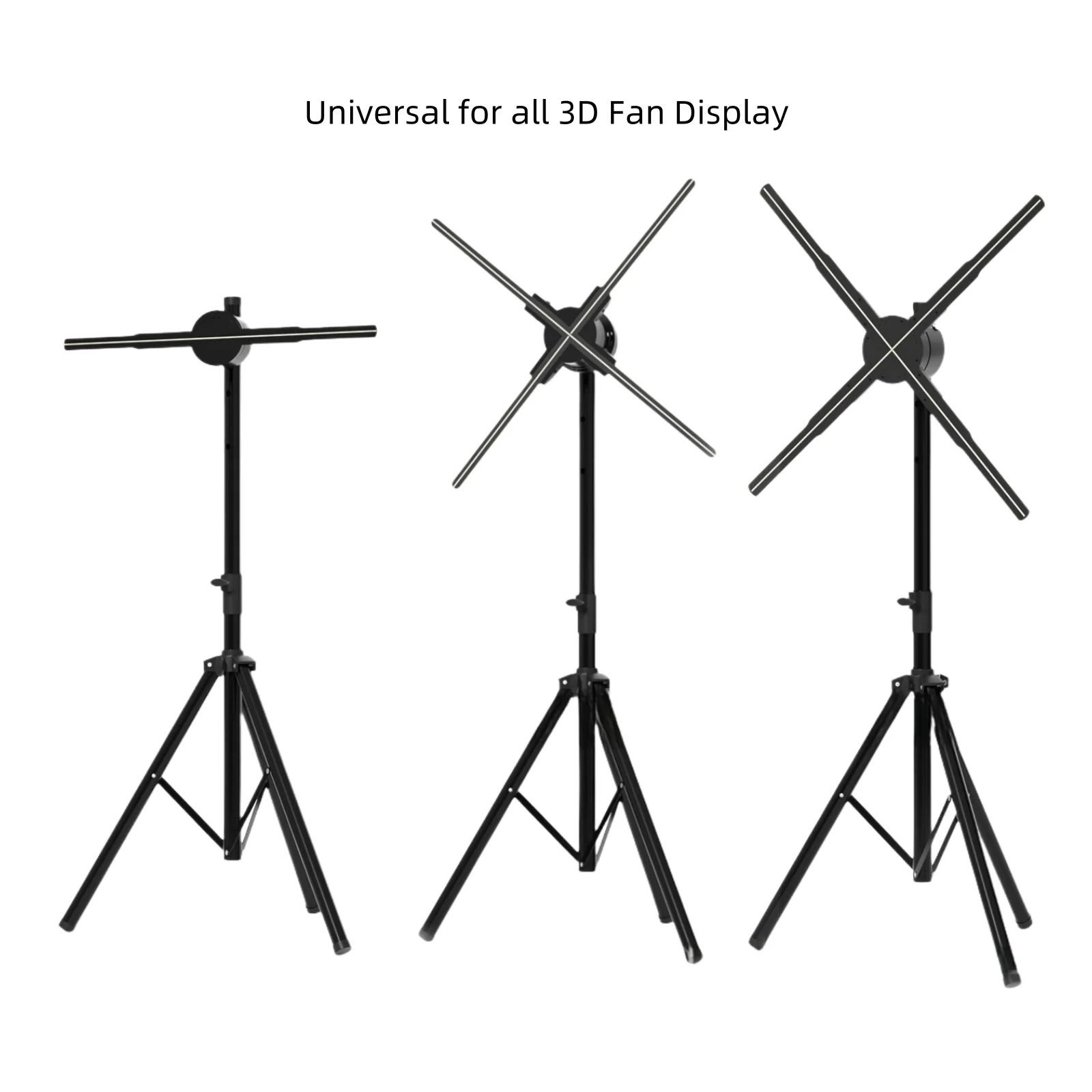 F Series Stand & Mount Options for 3D Hologram Fan | Floor Stand / Ceiling Mount (No Housing) | Compatible with F Series ≤100cm(39.4inch) | Black Finish - Image 7