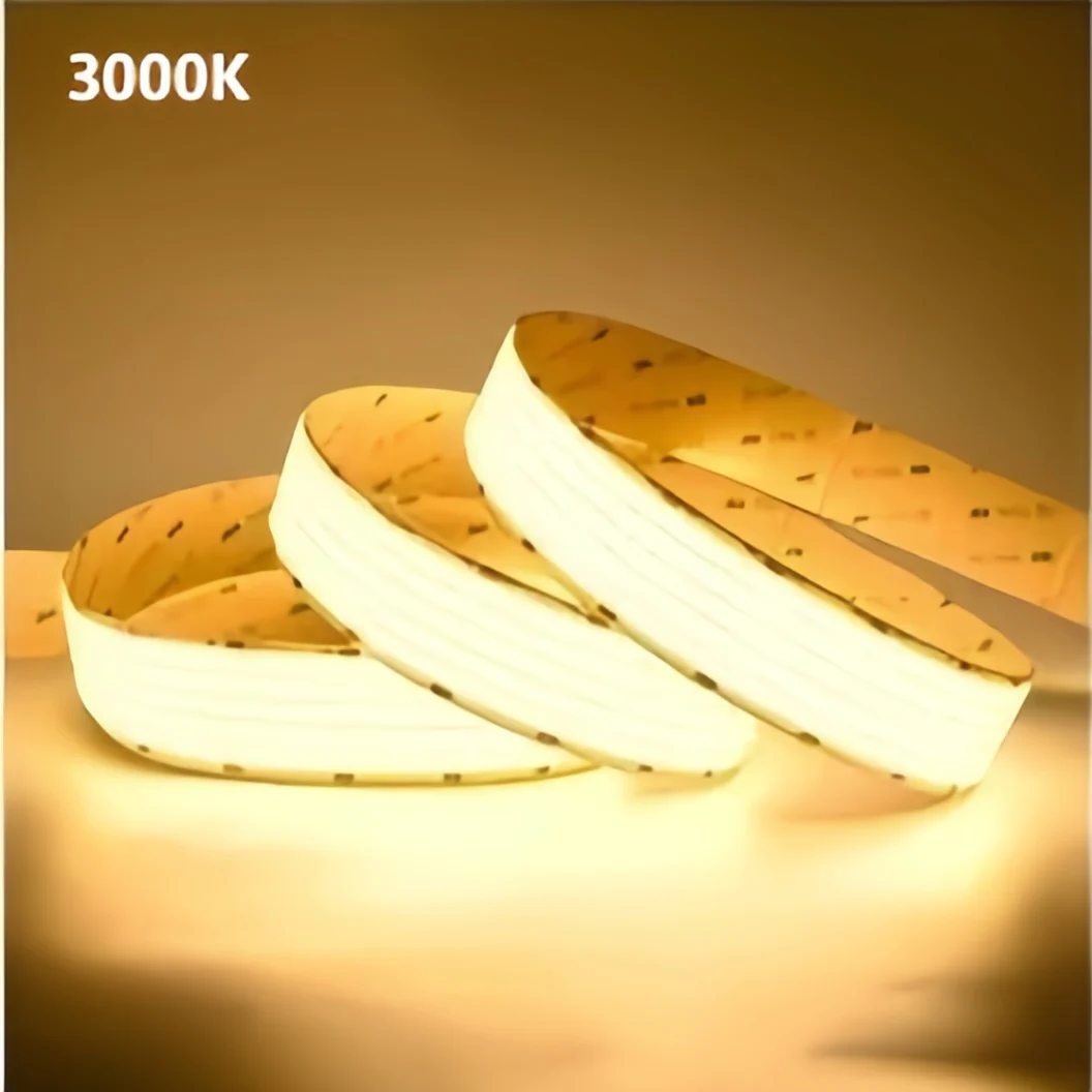 Five Row COB Flexible LED Strip Light- 24V | 1600 LEDs/M | 3000K / 4000K / 6500K | 30mm PCB | CRI 90+ | Dot-Free Continuous Lighting | Non-Waterproof | for Cabinets,Kitchen Office Lighting | 5/50M - Image 14