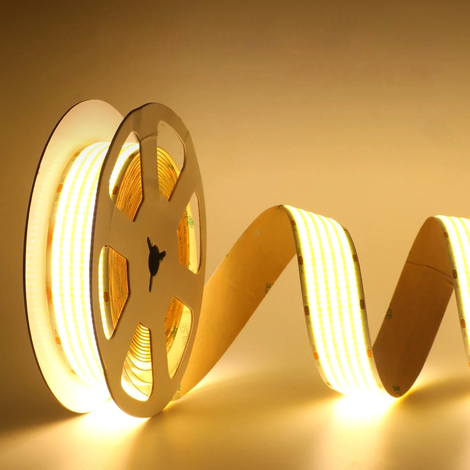 Five Row COB Flexible LED Strip Light- 24V | 1600 LEDs/M | 3000K / 4000K / 6500K | 30mm PCB | CRI 90+ | Dot-Free Continuous Lighting | Non-Waterproof | for Cabinets,Kitchen Office Lighting | 5/50M - Image 6