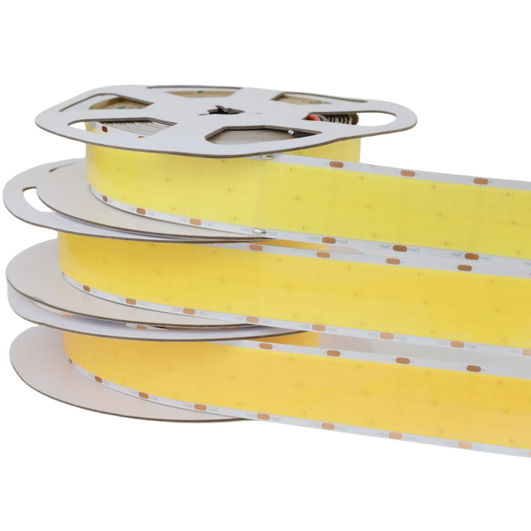 Five Row COB Flexible LED Strip Light- 24V | 1600 LEDs/M | 3000K / 4000K / 6500K | 30mm PCB | CRI 90+ | Dot-Free Continuous Lighting | Non-Waterproof | for Cabinets,Kitchen Office Lighting | 5/50M - Image 8