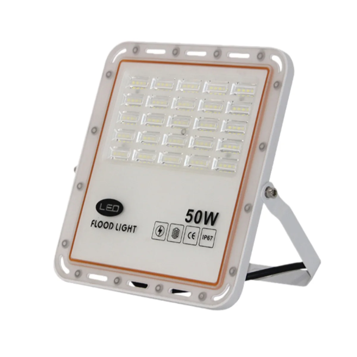 FL-P Series Waterproof LED Flood Light Outdoor – IP67 | 30W - 400W | Warm White/ Cool White | High Brightness SMD2835 Security Floodlight, 100–110 LM/W | Aluminum Housing | White Body | Hardwired Connection (No Plug) | 2 / 10 -Pack - Image 3