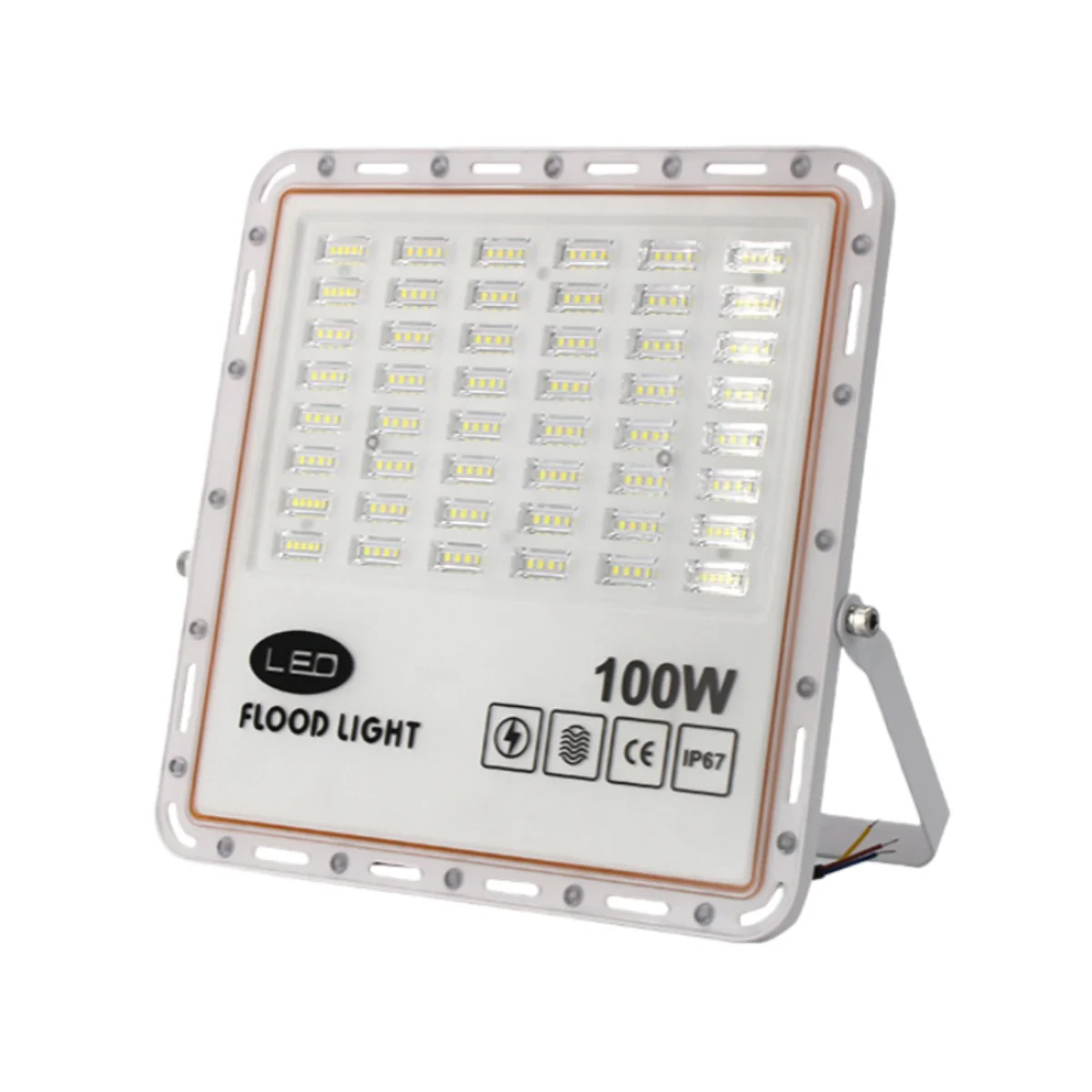 FL-P Series Waterproof LED Flood Light Outdoor – IP67 | 30W - 400W | Warm White/ Cool White | High Brightness SMD2835 Security Floodlight, 100–110 LM/W | Aluminum Housing | White Body | Hardwired Connection (No Plug) | 2 / 10 -Pack - Image 4
