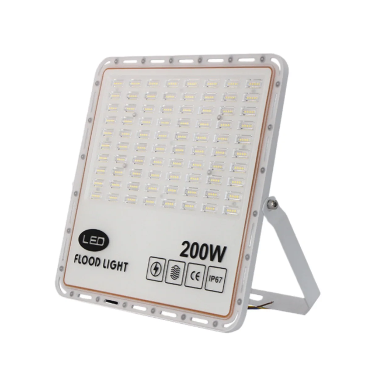 FL-P Series Waterproof LED Flood Light Outdoor – IP67 | 30W - 400W | Warm White/ Cool White | High Brightness SMD2835 Security Floodlight, 100–110 LM/W | Aluminum Housing | White Body | Hardwired Connection (No Plug) | 2 / 10 -Pack - Image 5