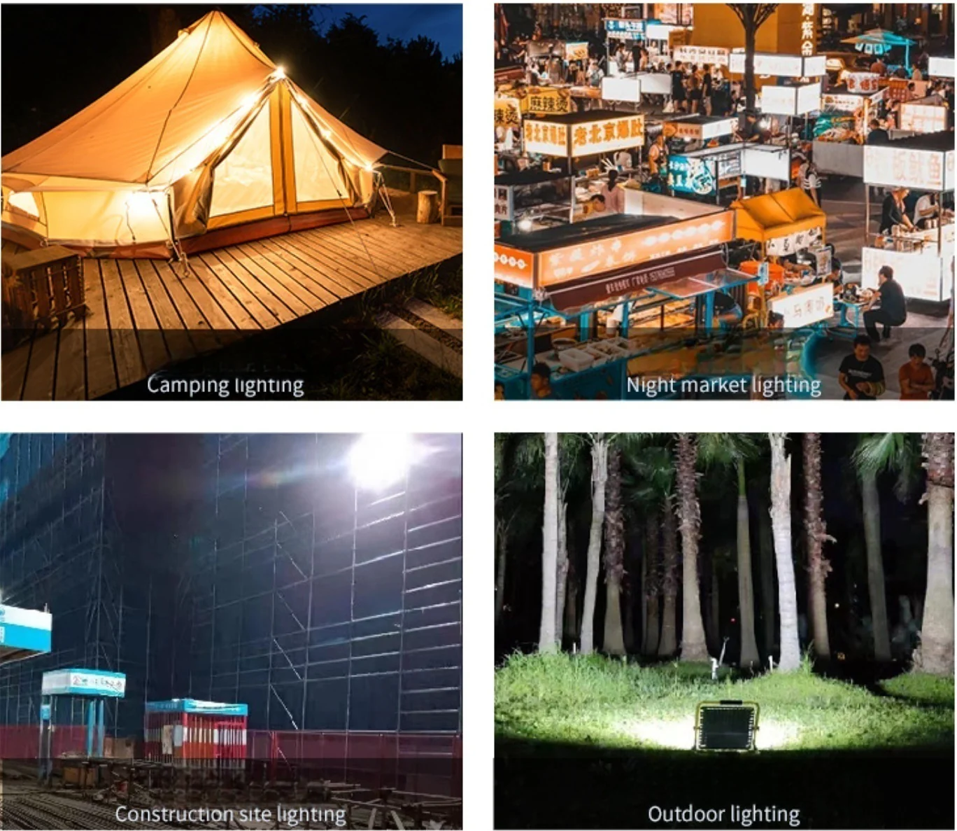 FL-R Series Rechargeable Portable LED Floodlight – 100W / 200W / 300W / 400W | Cool White | IP65 Waterproof Work Light with Lithium Battery & Remote Control for Outdoor, Camping & Emergency Use | Yellow Frame | 2 / 10-Pack - Image 10