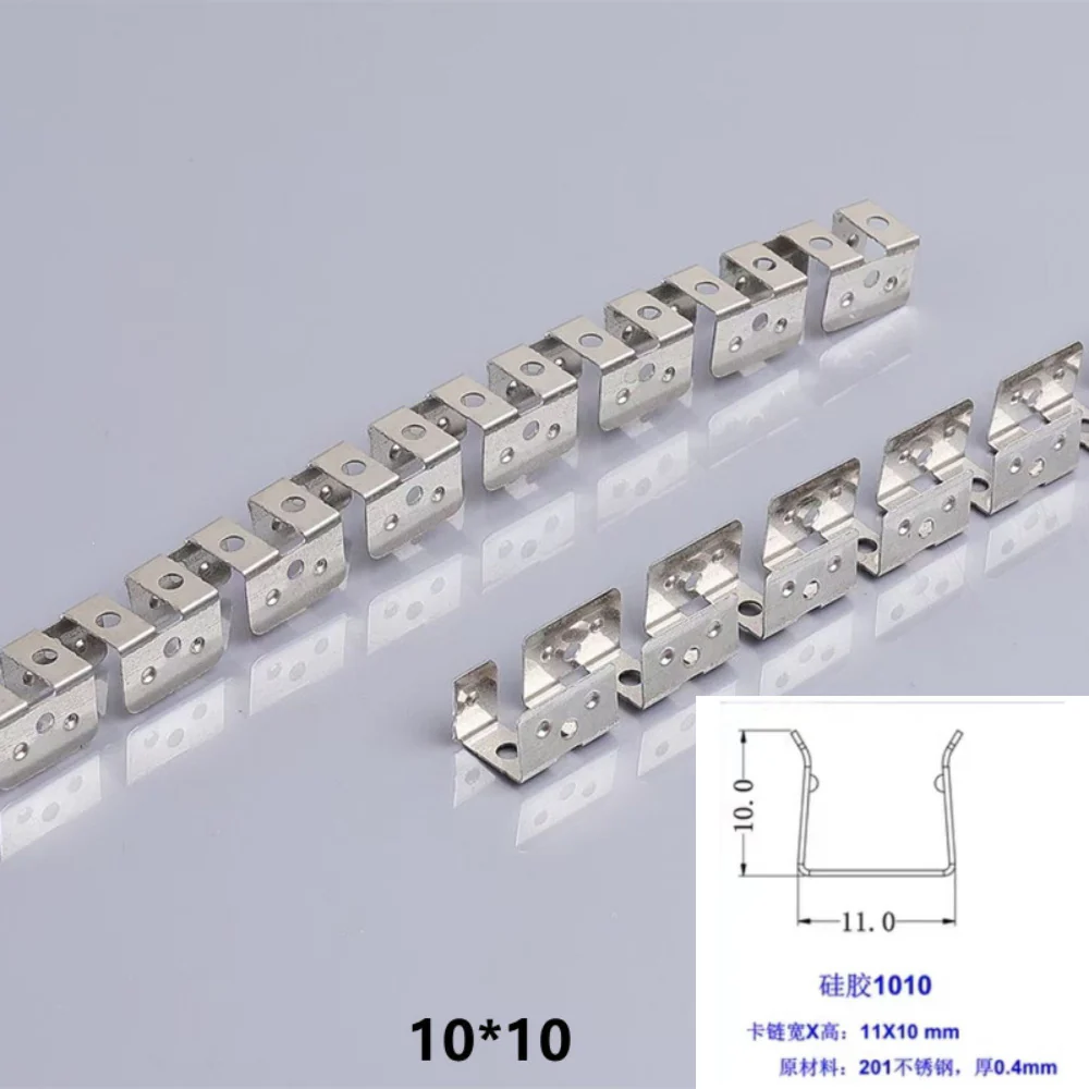 5Meters Flexible Mounting Clip Slot Bendable Frame Mounting Slot for Flexible Silicone Tube Housing for LED Light Strips - Image 4