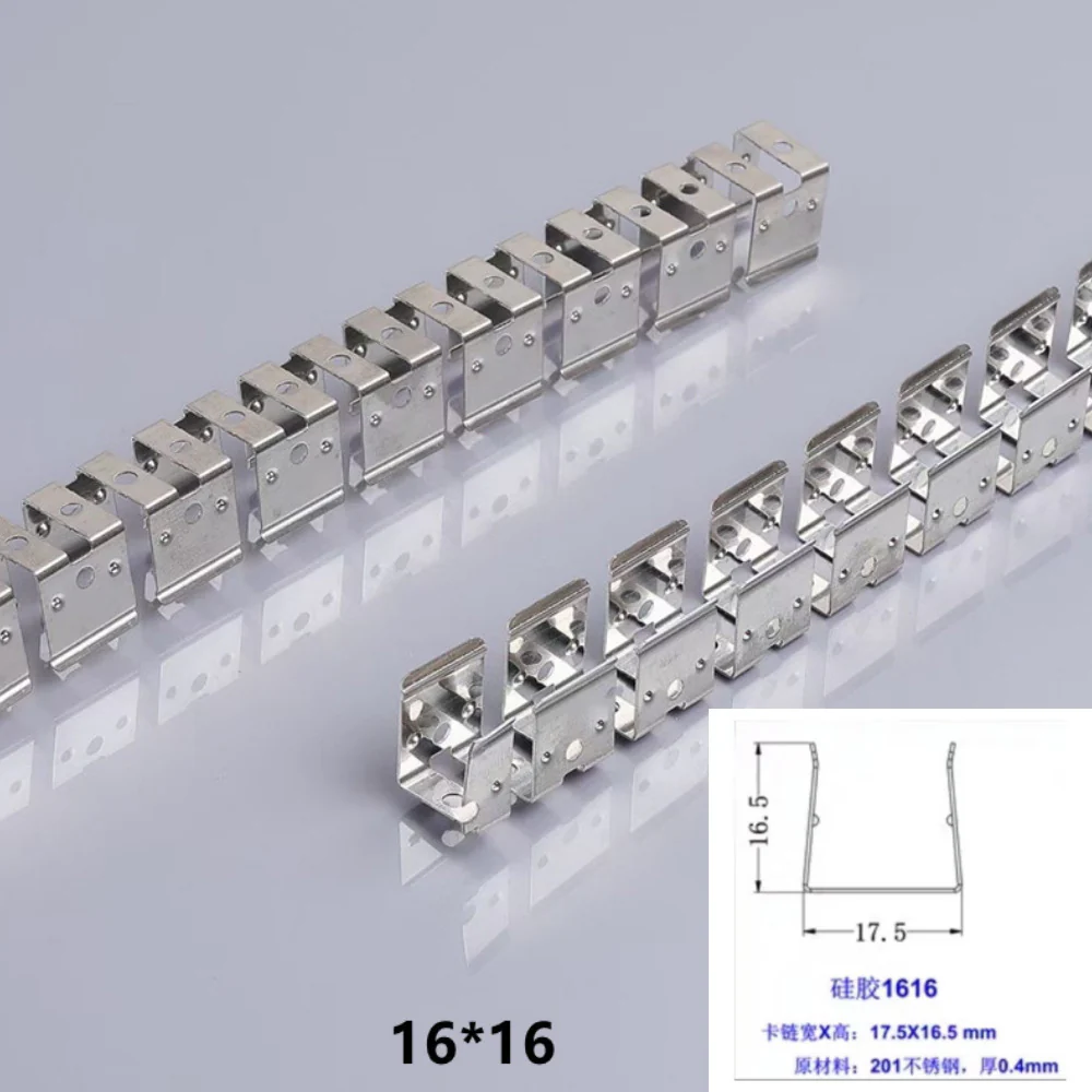 5Meters Flexible Mounting Clip Slot Bendable Frame Mounting Slot for Flexible Silicone Tube Housing for LED Light Strips - Image 7