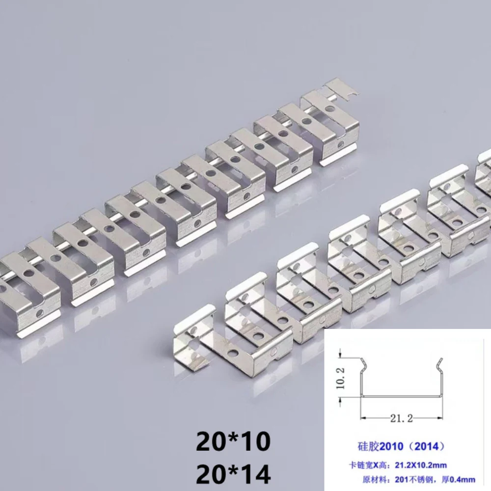 5Meters Flexible Mounting Clip Slot Bendable Frame Mounting Slot for Flexible Silicone Tube Housing for LED Light Strips - Image 8