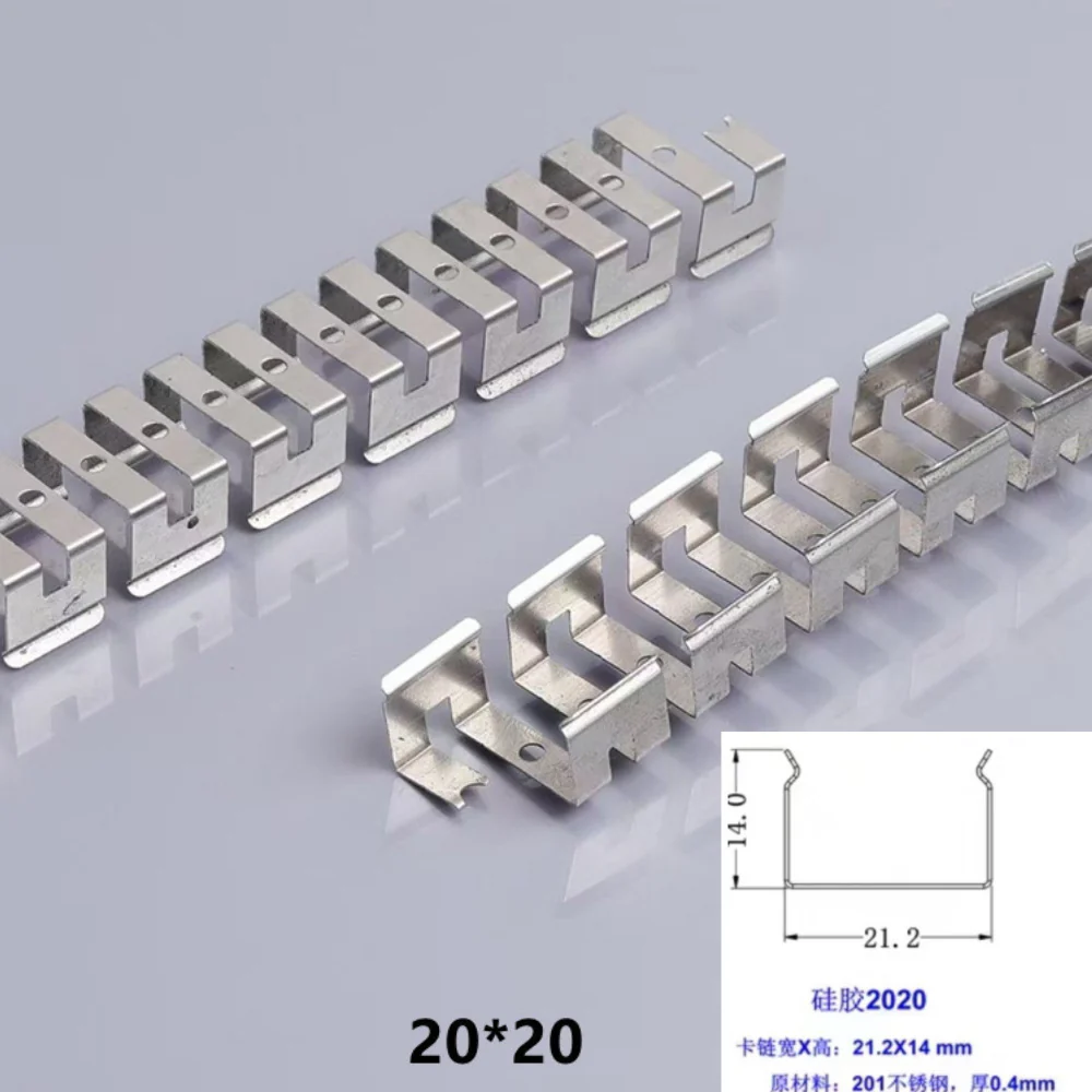5Meters Flexible Mounting Clip Slot Bendable Frame Mounting Slot for Flexible Silicone Tube Housing for LED Light Strips - Image 9