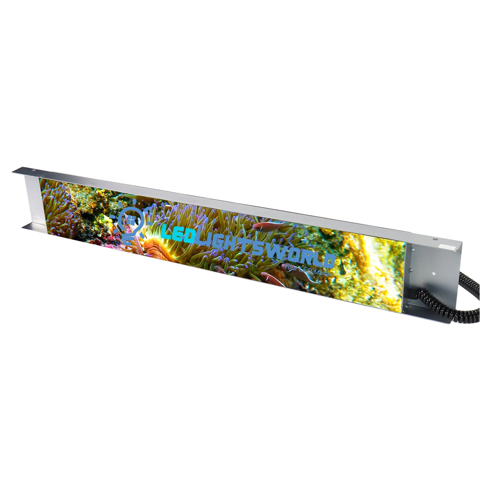 FR Series Framed Outdoor LED Shop Display – P2.5 · 160×960mm | Waterproof High-Brightness Screen for Storefronts & Building Exteriors - Image 4