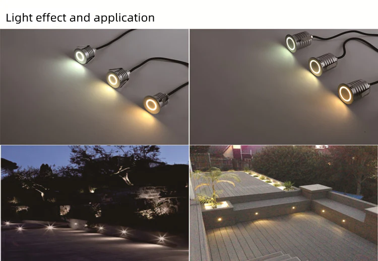 8/10-Pack Low Voltage Halo Ring LED Step Lights – 1W / 3W | 3000K / 4000K / 6000K | DC12–24V | IP67 Waterproof Recessed Wall & Stair Lights - Image 7