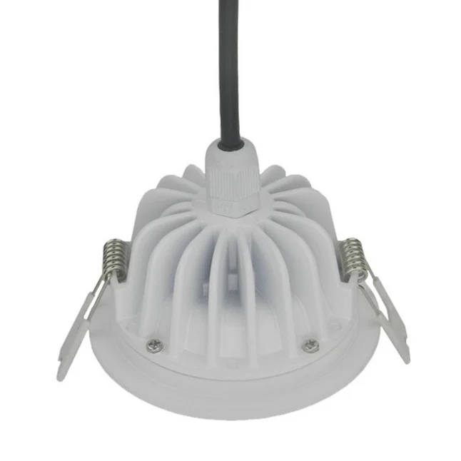 FX-2 Series Waterproof LED Downlight IP65 | 5W / 7W / 12W / 15W / 18W | CRI>80 | 100–240V | Vapor-Proof Ceiling Light for Shower, Sauna & Outdoor Lighting | 1 / 4 / 10-Pack | White Housing | Non-Dimmable - Image 7